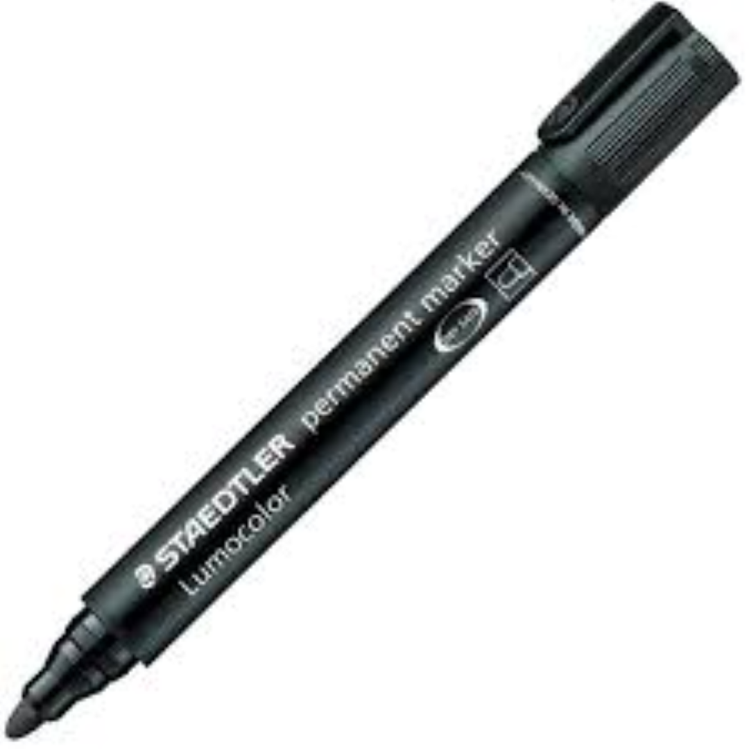 STAEDTLER PERM MARKER ROUND 352-9 BLK